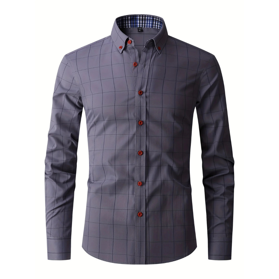 Variant image for Tijdloos Ruit Overhemd Heren-31