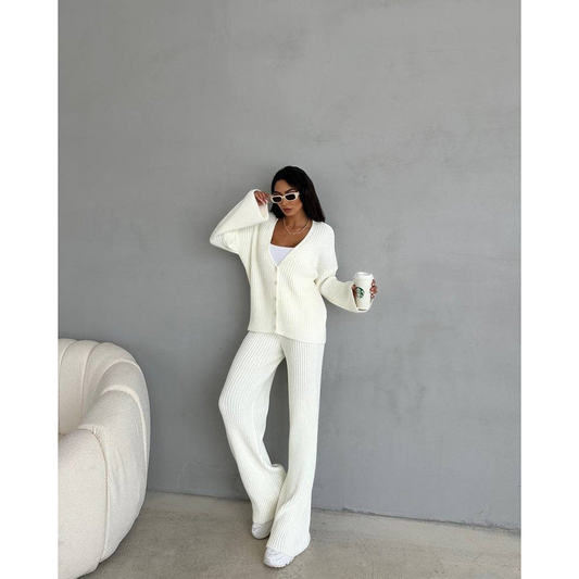 Damesloungekleding – zachte premium stof – trendy wijde mouwen – veelzijdige stijl