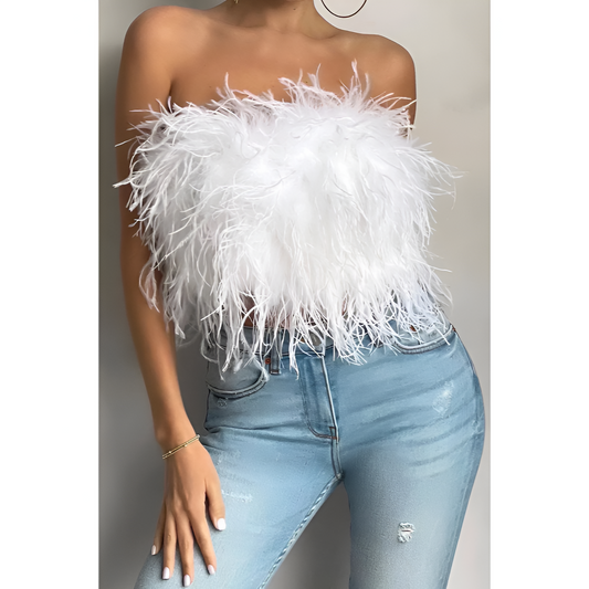 Dames Top - Feestelijke Flair - Korte Lengte - Opvallend Design

