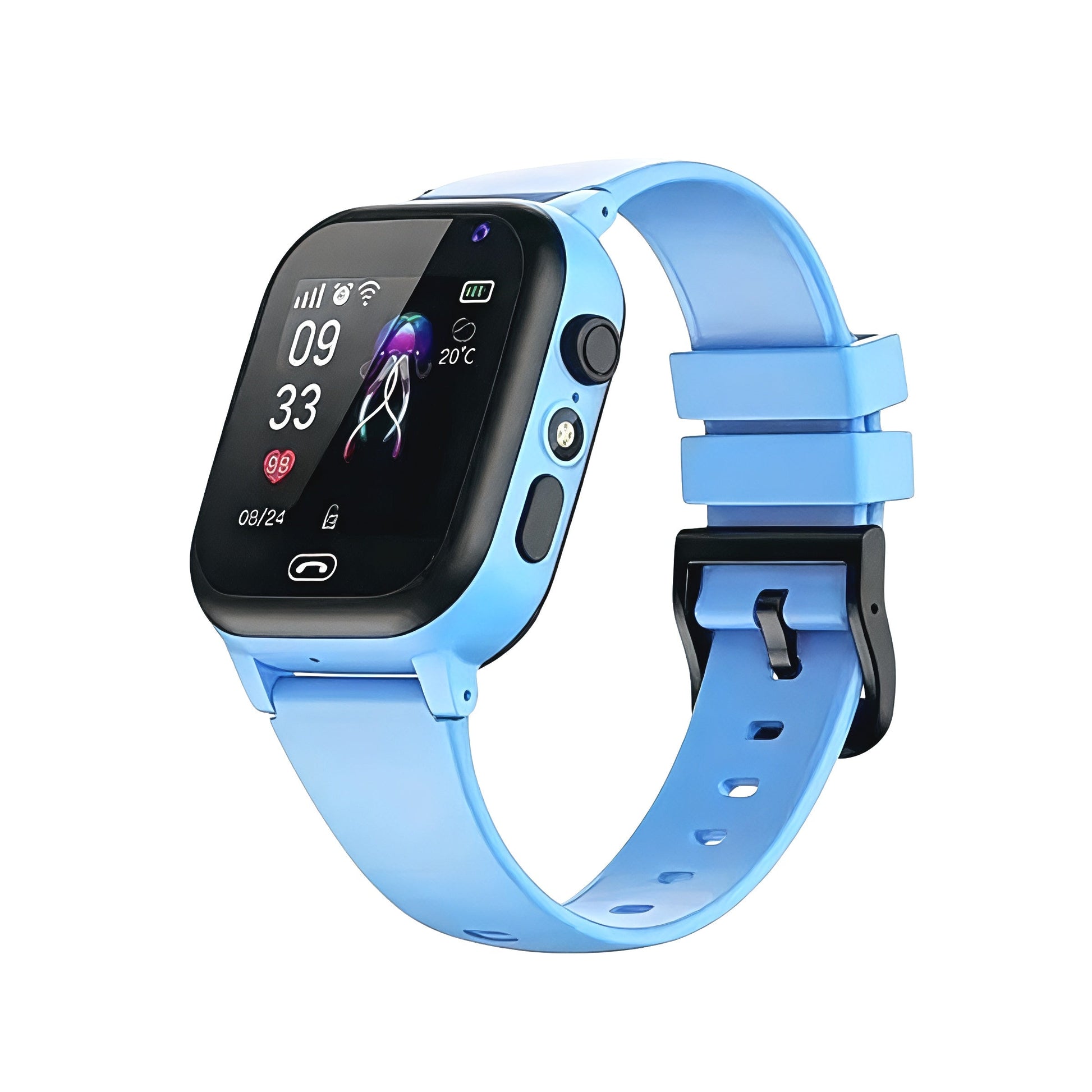 Kinder-Smartwatch met GPS-tracker, waterdicht, 4G-camera
