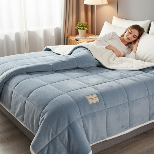 Warme Sherpa-deken, superzacht en veelzijdig, perfect om te ontspannen