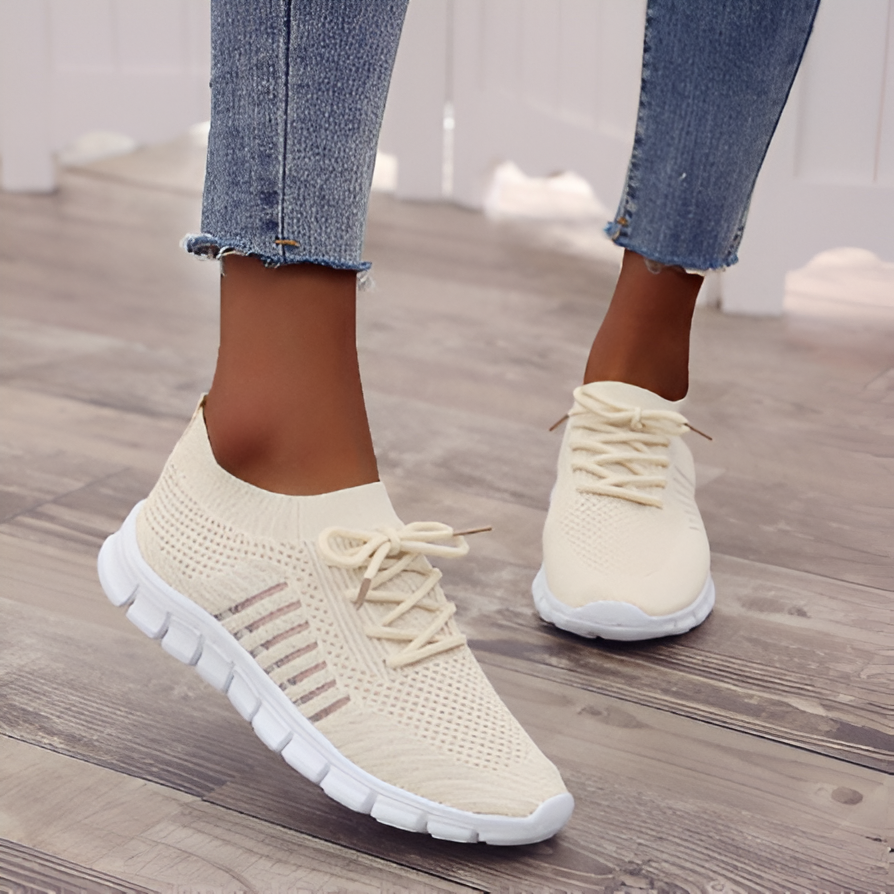 Orthopedische sneakers voor dames – Orthopedische ondersteuning – Gedempte zool – Stijlvolle look