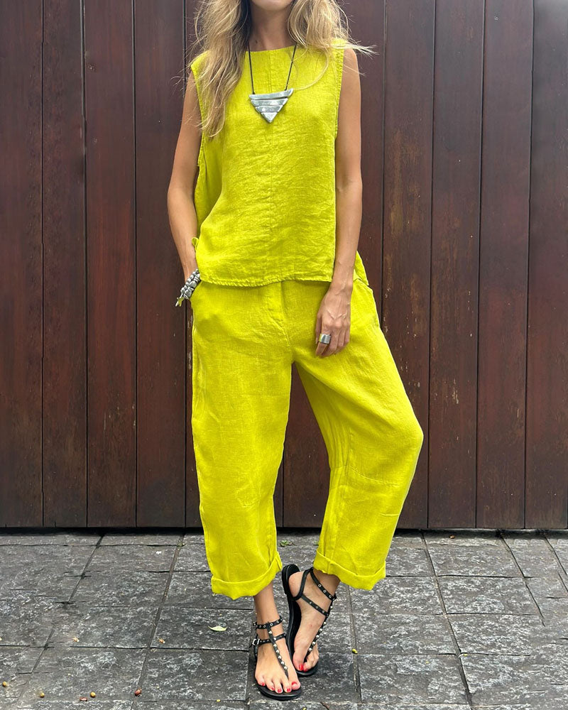 Comfortabele tweedelige outfit voor een moeiteloze stijl