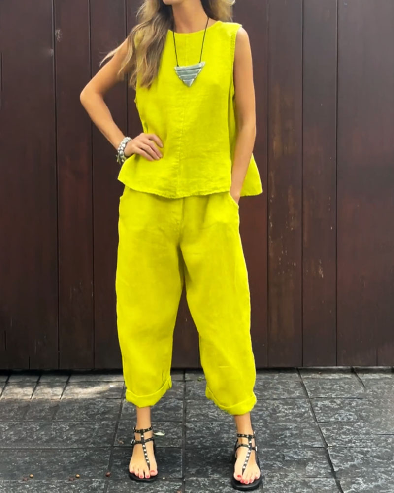 Comfortabele tweedelige outfit voor een moeiteloze stijl