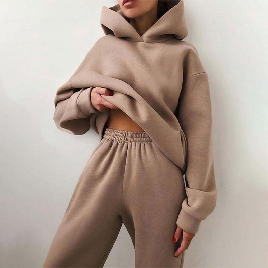 Dames Oversized Hoodie & Joggingbroek Set | Casual Loungewear Trainingspak