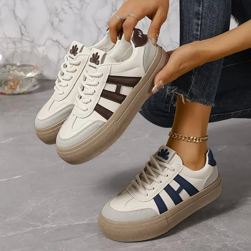 Dames Sneakers | Witte Sneakers Voor Stedelijke Activiteiten | Sarah-4