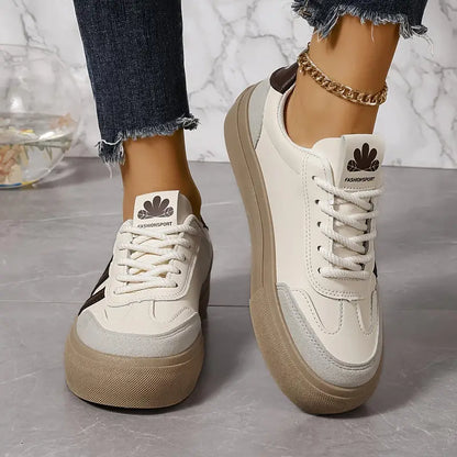 Dames Sneakers | Witte Sneakers Voor Stedelijke Activiteiten | Sarah-6
