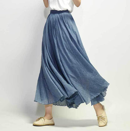 Flowy Maxi Skirt – Lightweight, Elegant, Effortless Style