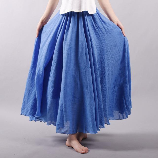 Flowy Maxi Skirt – Lightweight, Elegant, Effortless Style