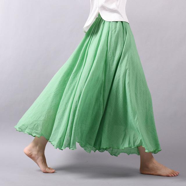 Flowy Maxi Skirt – Lightweight, Elegant, Effortless Style