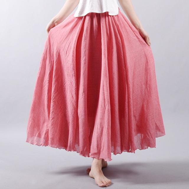 Flowy Maxi Skirt – Lightweight, Elegant, Effortless Style