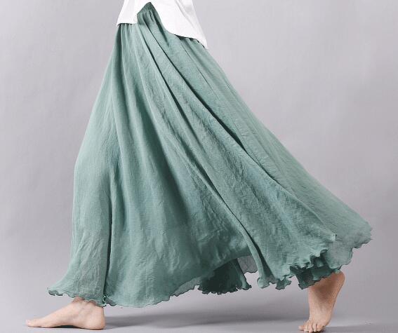 Flowy Maxi Skirt – Lightweight, Elegant, Effortless Style