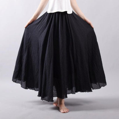 Flowy Maxi Skirt – Lightweight, Elegant, Effortless Style