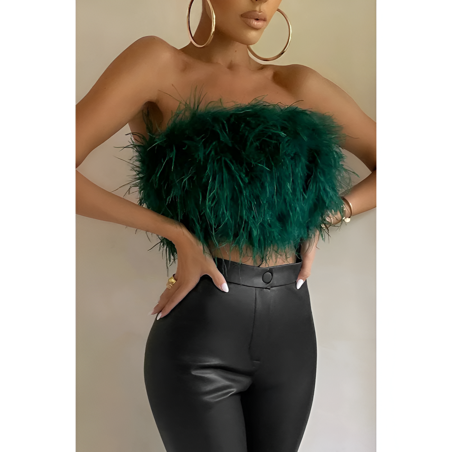 Dames Top - Feestelijke Flair - Korte Lengte - Opvallend Design

