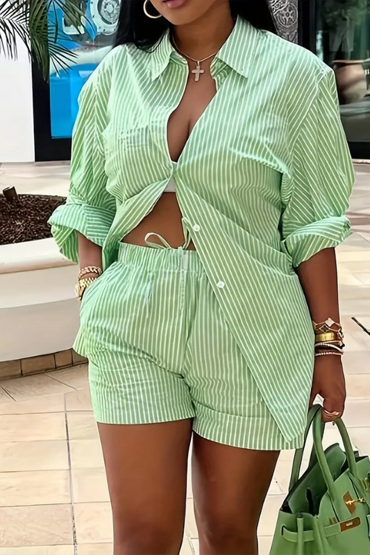 Variant image for Korte Set met Krijtstreep voor Dames-1