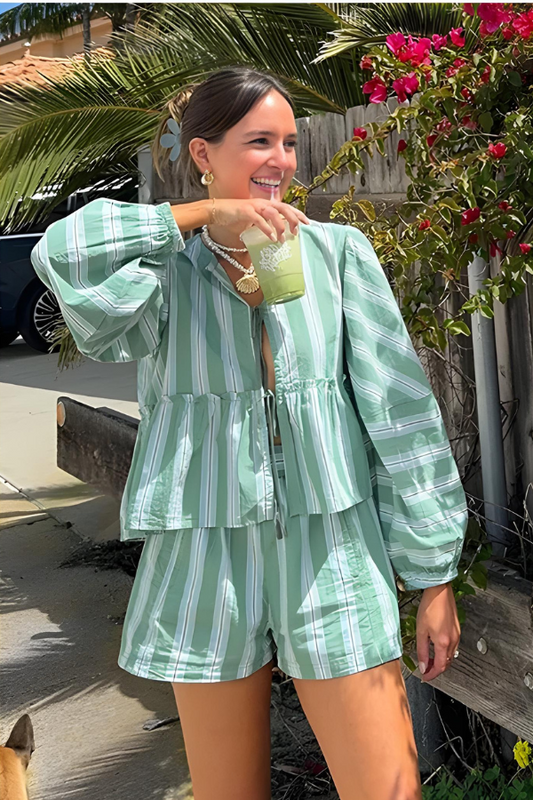 Variant image for Trendy Dames Set Puff Mouwen-1