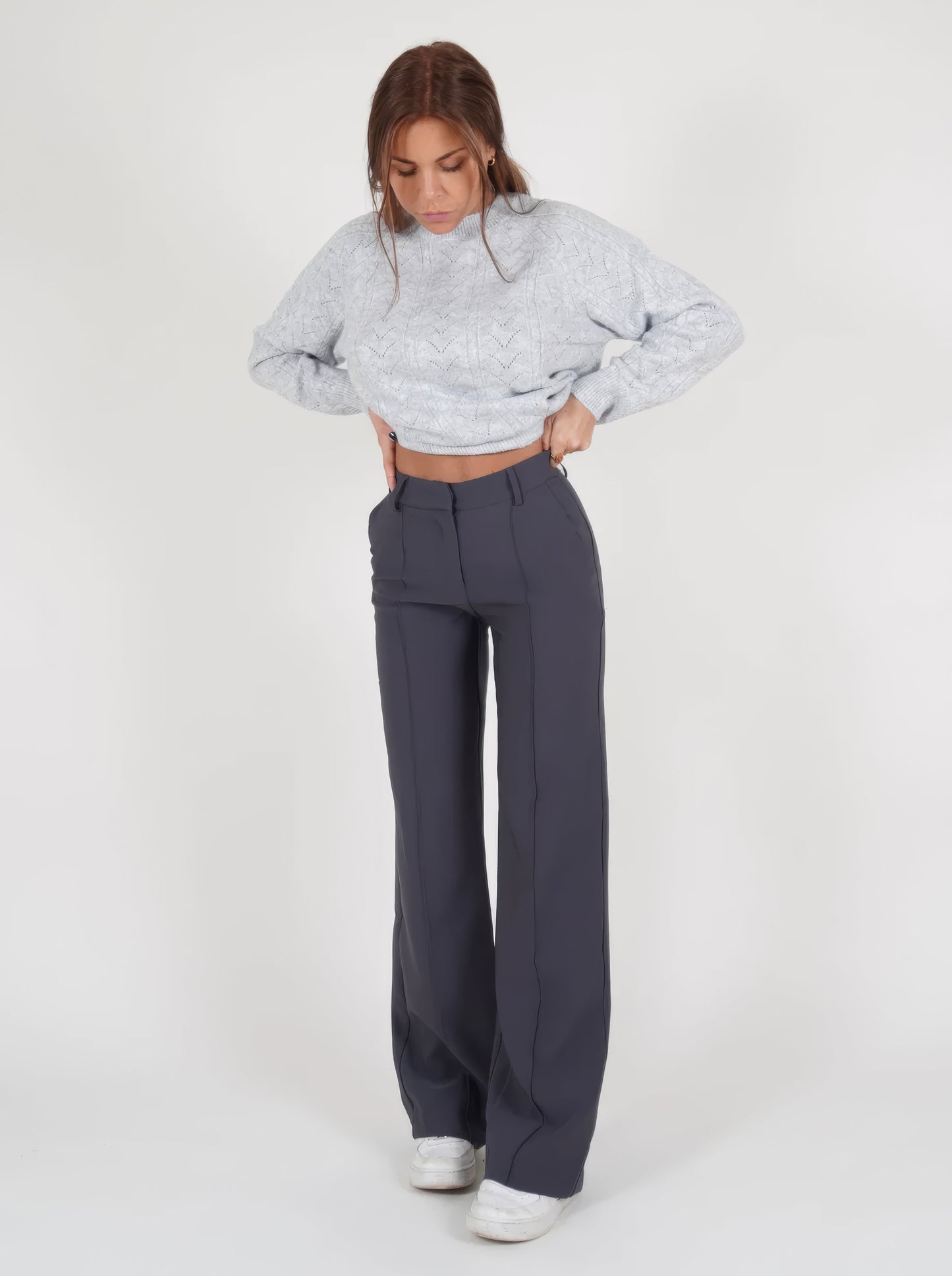 Wijde pantalon broek