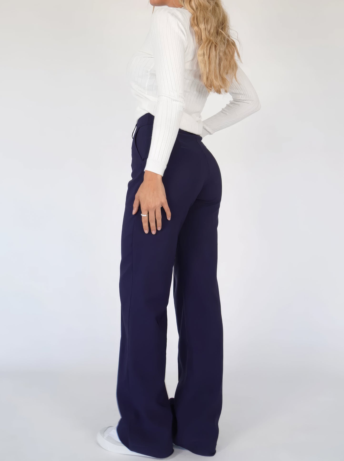 Wijde pantalon broek