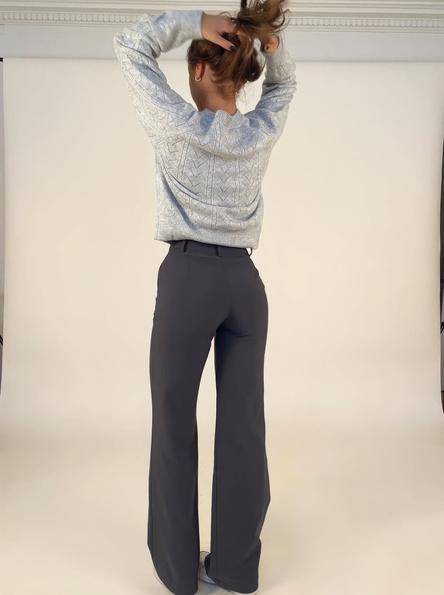 Wijde pantalon broek